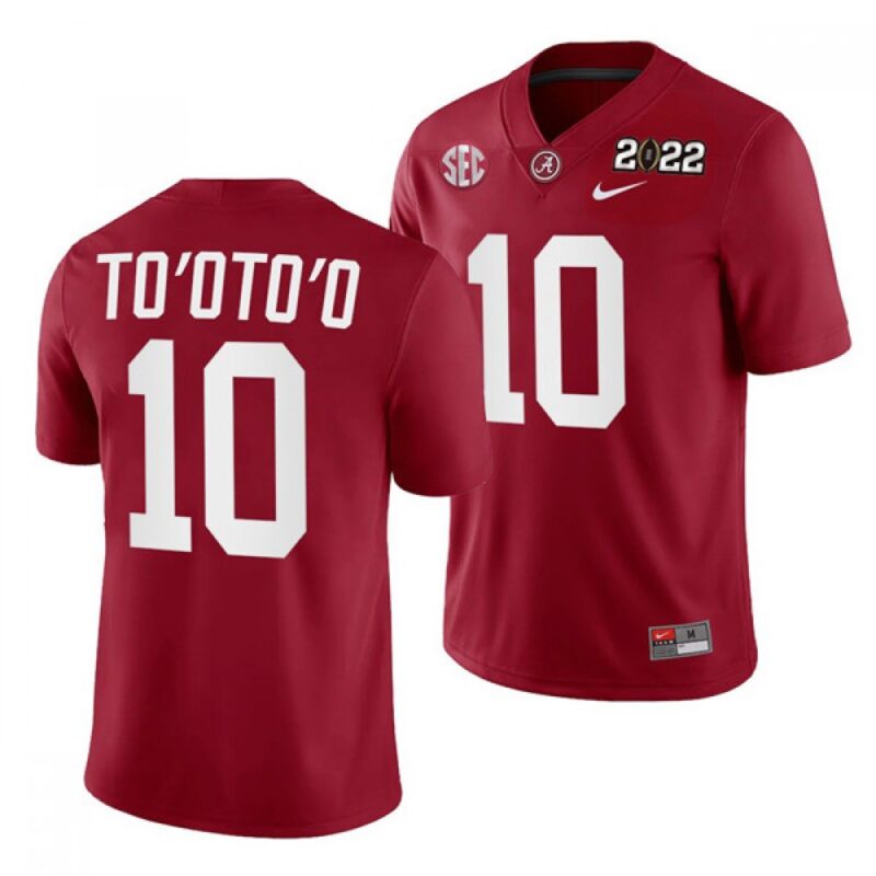 6861ded47facc_1 Men's Alabama Crimson Tide #10 Henry To'oTo'o 2022 Patch Red College Football Stitched Jersey