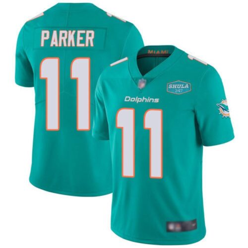 6861ded58e5f6_1 Men's Miami Dolphins #11 DeVante Parker Aqua With 347 Shula Patch 2020 Vapor Untouchable Limited Stitched NFL Jersey