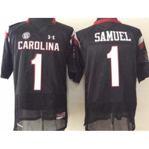 6861dee7f2f60_1 Men's South Carolina Fighting Gamecocks #1 Deebo Samuel Black Stitched Jersey