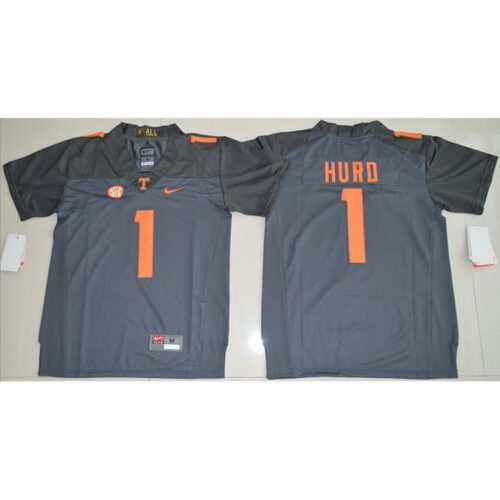 6861df0635cbe_1 Vols #1 Jalen Hurd Grey Stitched Youth NCAA Jersey