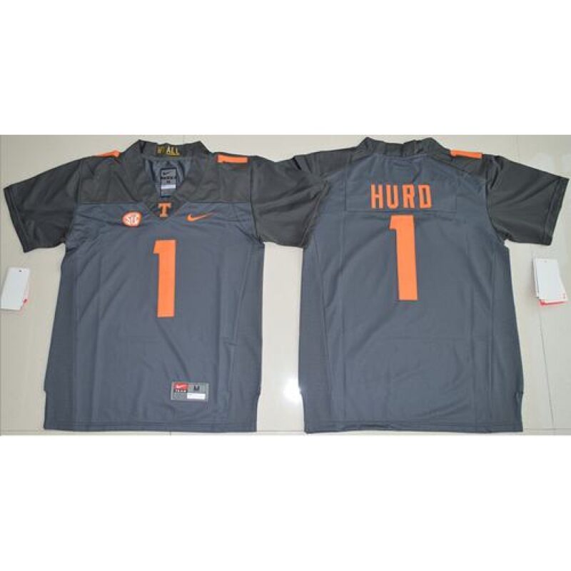 6861df0635cbe_1 Vols #1 Jalen Hurd Grey Stitched Youth NCAA Jersey