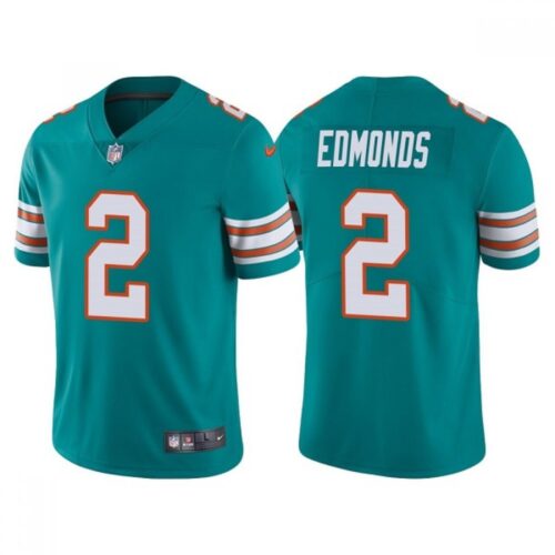 6861df0d2d4df_1 Men's Miami Dolphins #2 Chase Edmonds Aqua Color Rush Limited Stitched Football Jersey