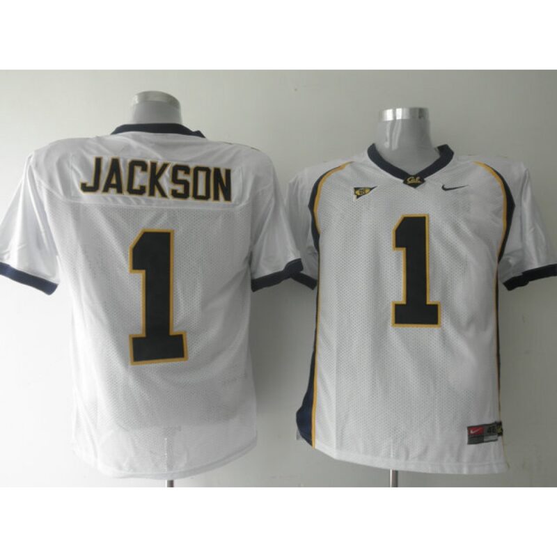 6861df242019b_1 Golden Bears #1 DeSean Jackson White Stitched NCAA Jersey
