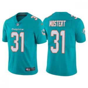 6861df2d4490e_1 Men's Miami Dolphins #31 Raheem Mostert Aqua Vapor Untouchable Limited Stitched Football Jersey