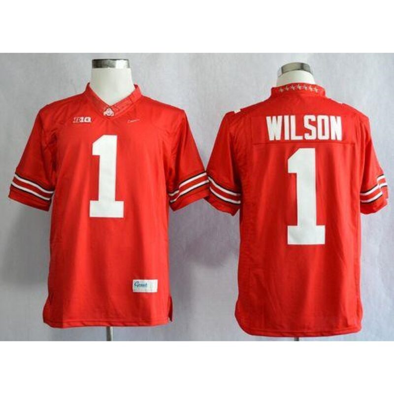 6861df49b85fe_1 Buckeyes #1 Dontre Wilson Red Limited Stitched NCAA Jersey