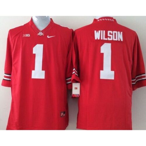 6861df62476b4_1 Buckeyes #1 Dontre Wilson Red Stitched Youth NCAA Jersey
