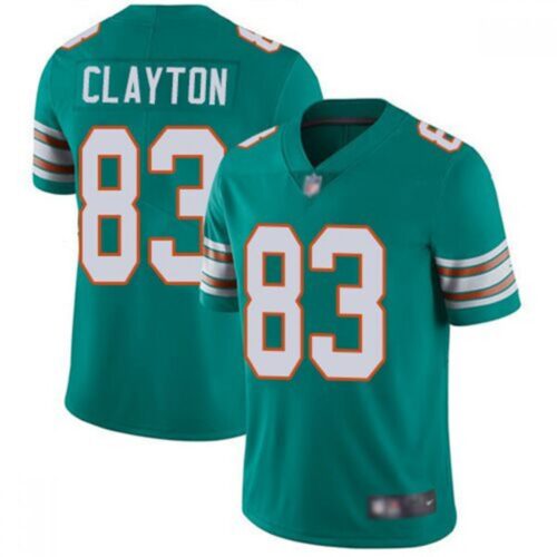 6861df71673e3_1 Men's Miami Dolphins #83 Mark Clayton Aqua Vapor Untouchable Limited Stitched Jersey
