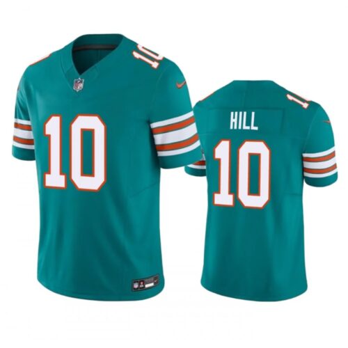 6861df8974314_1 Men's Miami Dolphins #10 Tyreek Hill Aqua 2023 F.U.S.E Vapor Limited Stitched Football Jersey
