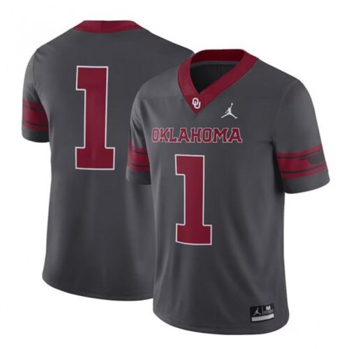 6861dfa1b12f4_1 Men's Oklahoma Sooners #1 Anthracite Grey Stitched Game Jersey