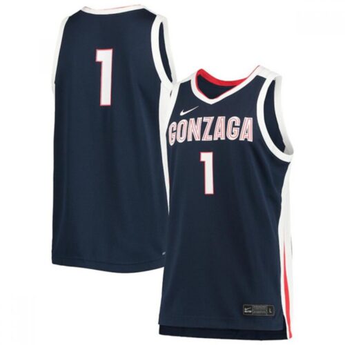 6861dfb1a5049_1 Georgia Bulldogs #1 Navy Stitched Basketball Jersey