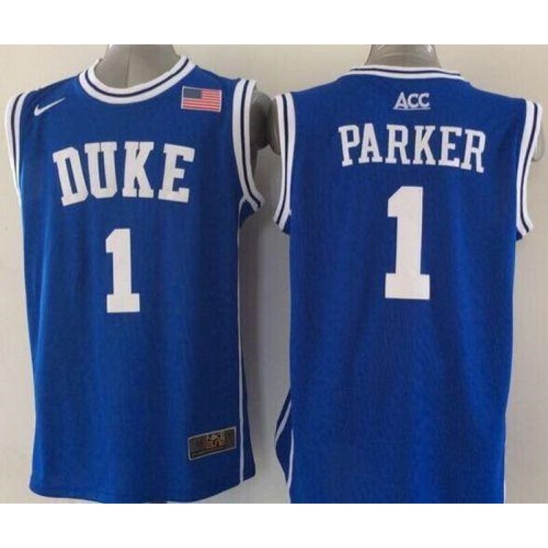 6861dfe7193d9_1 Blue Devils #1 Jabari Parker Blue Basketball New Stitched NCAA Jersey