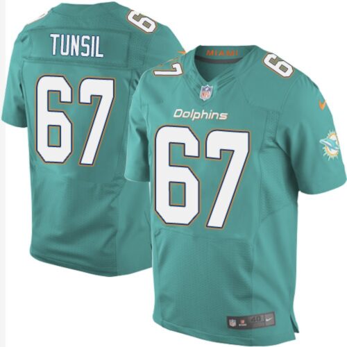 6861dff4abfd4_1 Dolphins #67 Laremy Tunsil Aqua Green Team Color Men's Stitched NFL New Elite Jersey