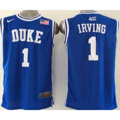 6861e0009332c_1 Blue Devils #1 Kyrie Irving Blue Basketball New Stitched NCAA Jersey