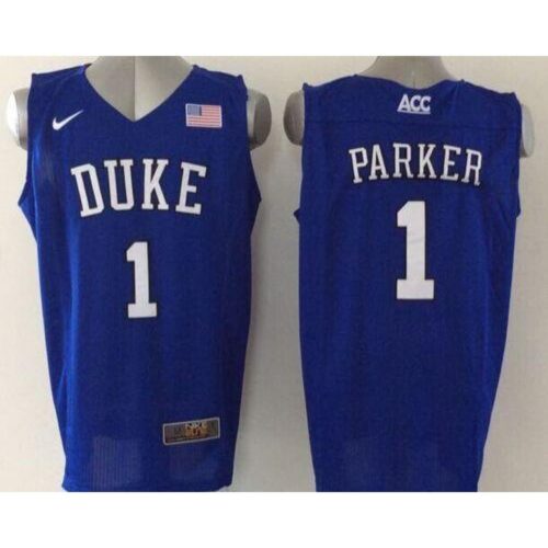 6861e013d57cf_1 Blue Devils #1 Jabari Parker Blue Basketball Elite Stitched NCAA Jersey