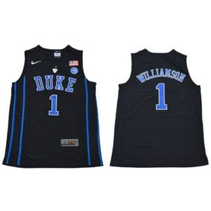6861e01a8d520_1 Men's Duke Blue Devils #1 Zion Williamson Black Basketball Elite Stitched NCAA Jersey
