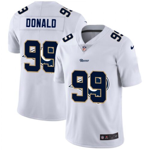 6861e022252a9_1 Men's Los Angeles Rams #99 Aaron Donald White Shadow Logo Limited Stitched Jersey