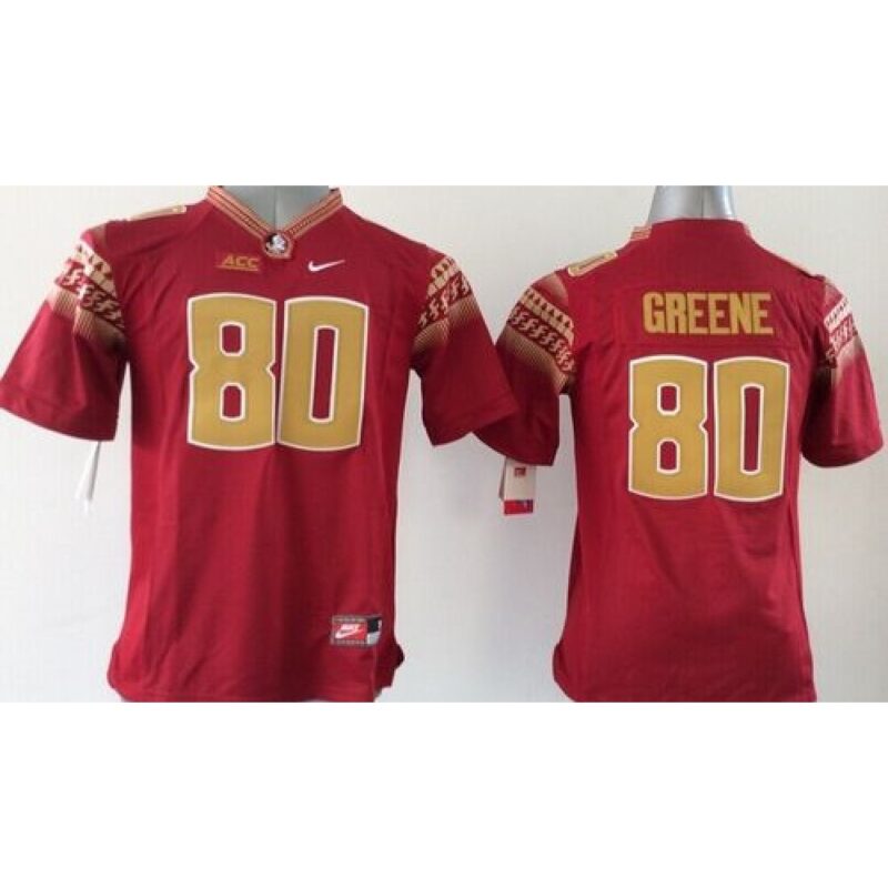 6861e028d00cf_1 Seminoles #80 Rashad Greene Red Limited Stitched Youth NCAA Jersey