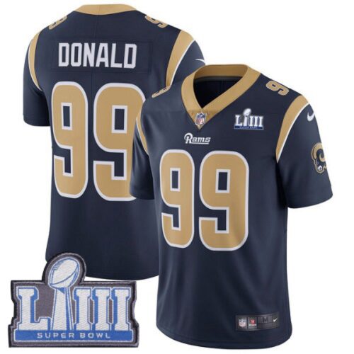 6861e04d71ba9_1 Men's Los Angeles Rams #99 Aaron Donald Navy Blue Super Bowl LIII Vapor Untouchable Limited Stitched NFL Jersey