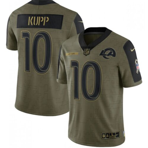 6861e05ade6b4_1 Men's Los Angeles Rams #10 Cooper Kupp 2021 Olive Salute To Service Limited Stitched Jersey