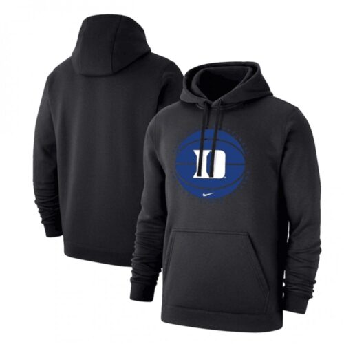 6861e092c413c_1 Men's Duke Blue Devils Black Basketball Pullover Hoodie