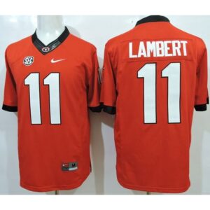 6861e09fab787_1 Bulldogs #11 Greyson Lambert Red Limited Stitched NCAA Jersey