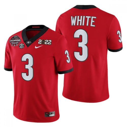 6861e0aedcc93_1 Men's Georgia Bulldogs #3 Zamir White 2021/22 CFP National Champions Red College Football Stitched Jersey