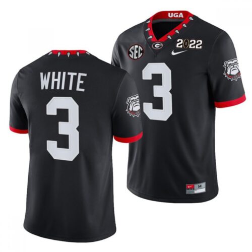 6861e0b22cf78_1 Men's Georgia Bulldogs #3 Zamir White 2022 Patch Black College Football Stitched Jersey