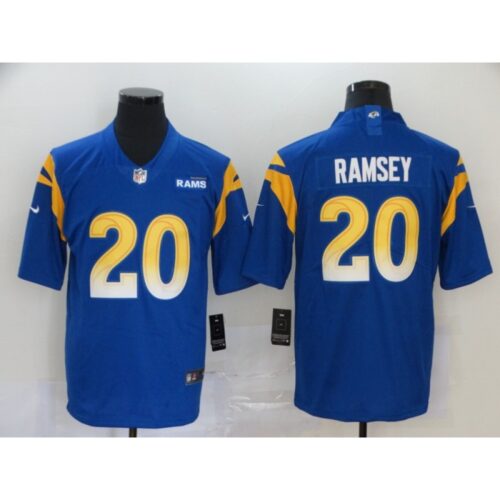 6861e143b4afb_1 Men's Los Angeles Rams #20 Jalen Ramsey 2020 Royal Vapor Untouchable Limited Stitched Jersey