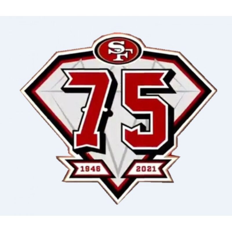 6861e15b3c327_1 San Francisco 49ers 75th Anniversary Patch