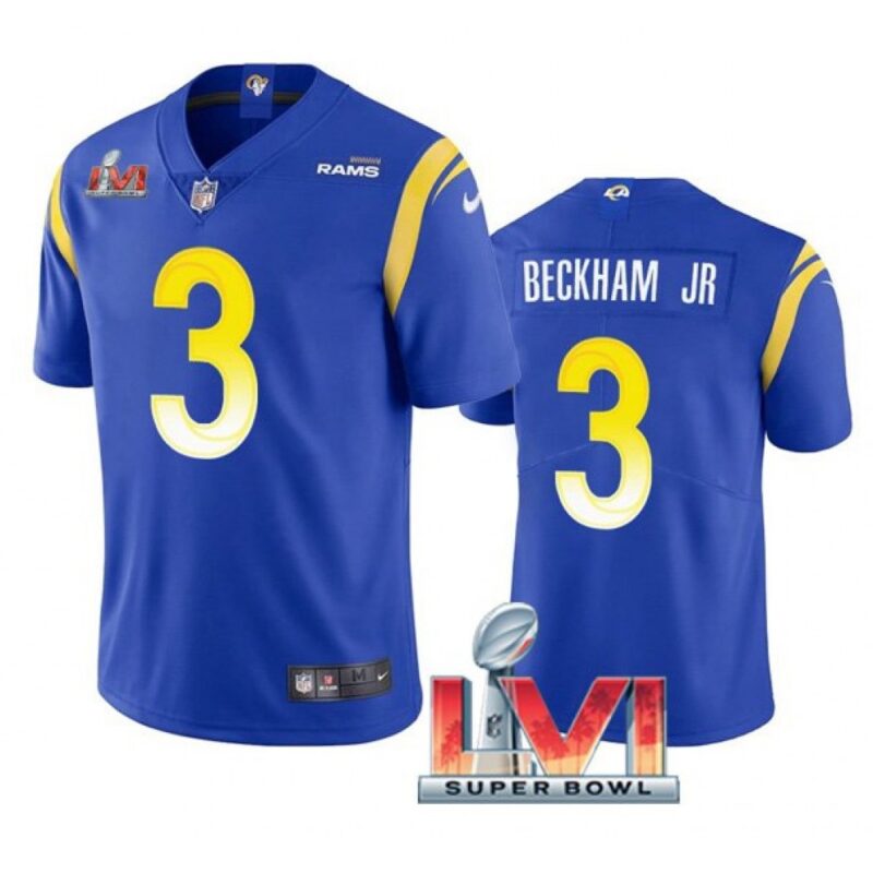 6861e1622f658_1 Men's Los Angeles Rams #3 Odell Beckham Jr. 2022 Royal Super Bowl LVI Vapor Limited Stitched Jersey