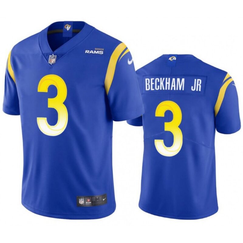 6861e16589a3a_1 Men's Los Angeles Rams #3 Odell Beckham Jr. 2021 Royal Vapor Untouchable Limited Stitched Football Jersey