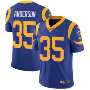6861e16fa2106_1 Men's Los Angeles Rams #35 C.J. Anderson Royal Blue Vapor Untouchable Limited Stitched NFL Jersey