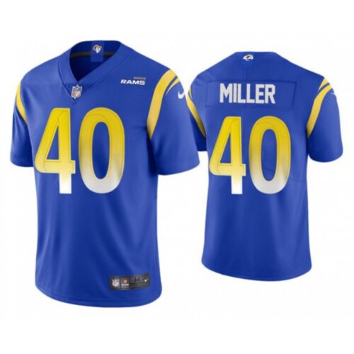 6861e179e894c_1 Men's Los Angeles Rams #40 Von Miller 2021 Royal Vapor Untouchable Limited Stitched Football Jersey