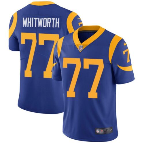 6861e19a4e176_1 Men's Los Angeles Rams #77 Andrew Whitworth Royal Blue Vapor Untouchable Limited Stitched NFL Jersey