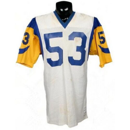 6861e1dccec4d_1 Men's Los Angeles Rams #53 Jim Youngblood 1980s White With Full Name Stitched Jersey