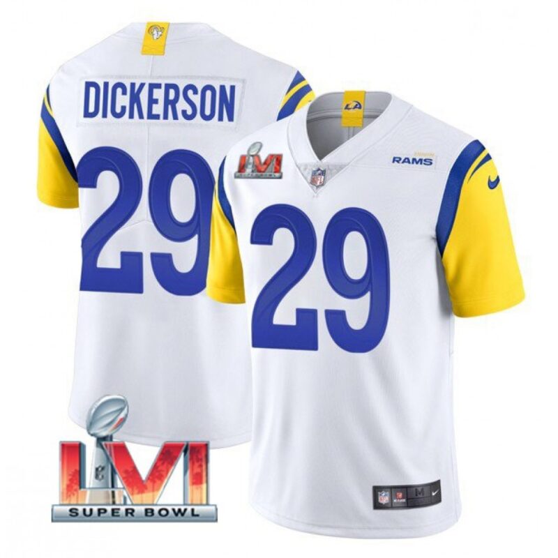 6861e2402bf0f_1 Men's Los Angeles Rams #29 Eric Dickerson 2022 White Super Bowl LVI Vapor Limited Stitched Jersey