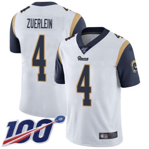 6861e24ec0956_1 Men's Los Angeles Rams #4 Greg Zuerlein 2019 100th Season White Vapor Untouchable Limited Stitched NFL Jersey