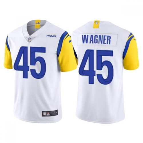 6861e25d8a536_1 Men's Los Angeles Rams #45 Bobby Wagner White Vapor Untouchable Limited Stitched Football Jersey