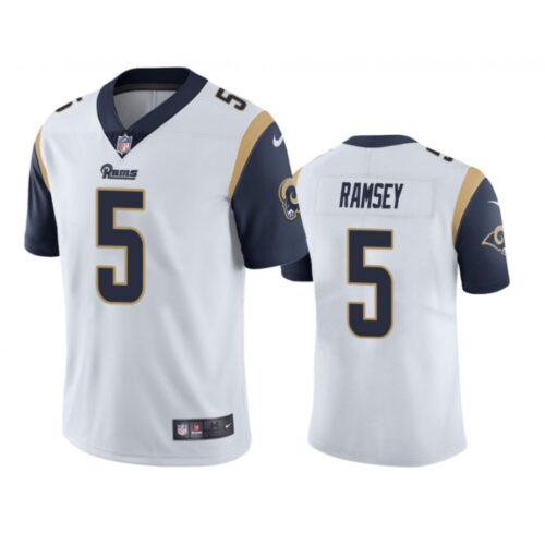 6861e268a5325_1 Men's Los Angeles Rams #5 Jalen Ramsey White Vapor Untouchable Limited Stitched Jersey