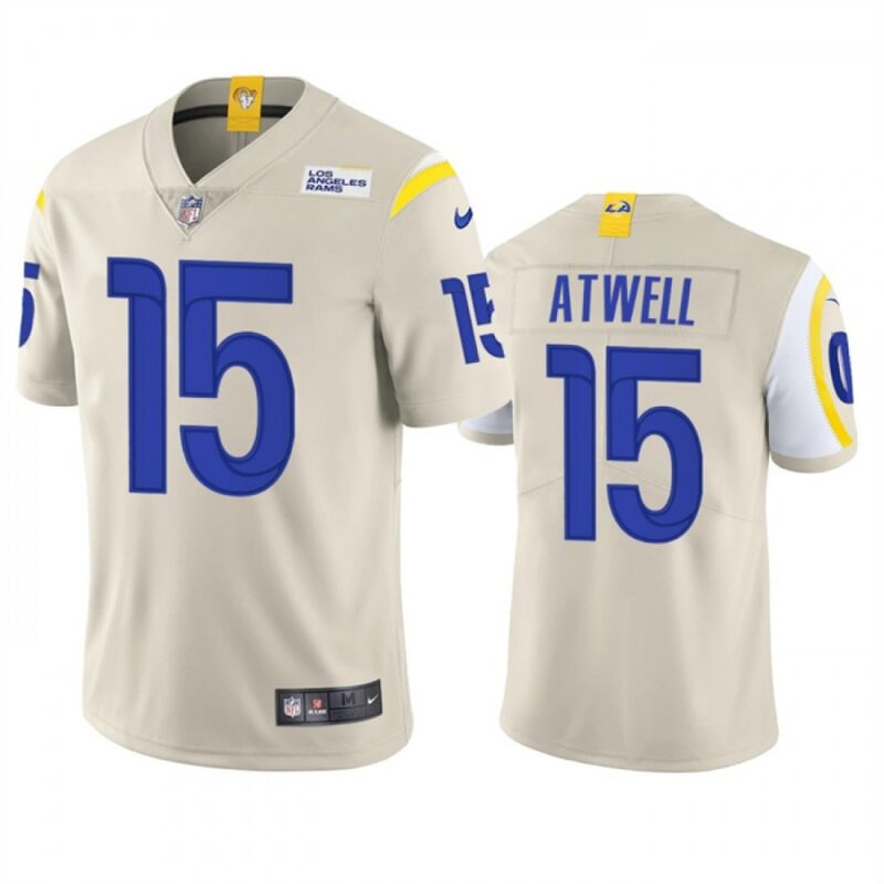6861e29464f99_1 Men's Los Angeles Rams #15 Tutu Atwell Bone Vapor Untouchable Limited Stitched Football Jersey