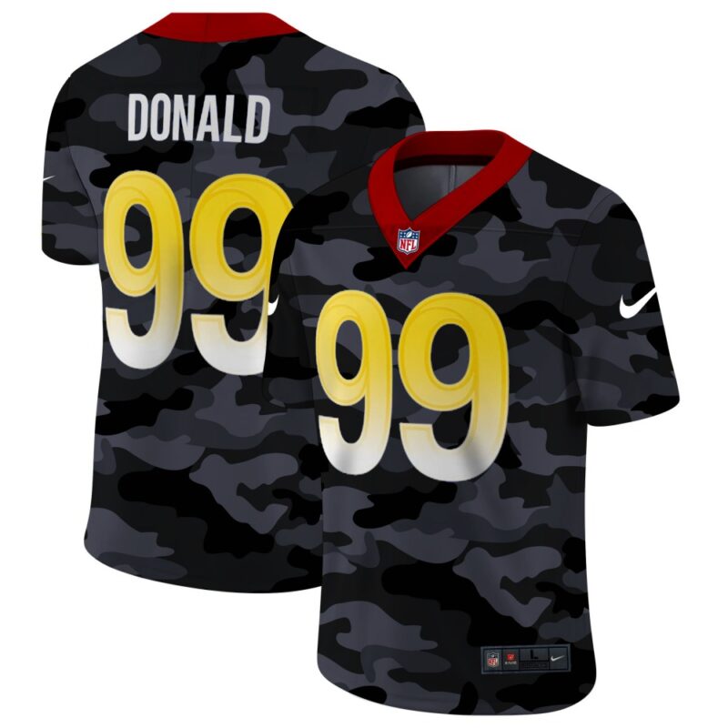 6861e2f63cffc_1 Men's Los Angeles Rams #99 Aaron Donald 2020 Camo Limited Stitched Jersey