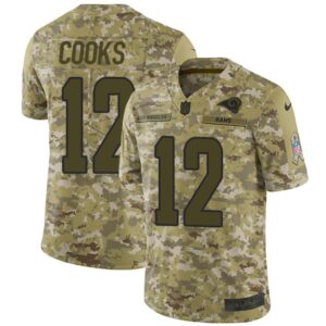6861e3169cca4_1 Men's Los Angeles Rams #12 Brandin Cooks 2018 Camo Salute to Service Limited Stitched NFL Jersey