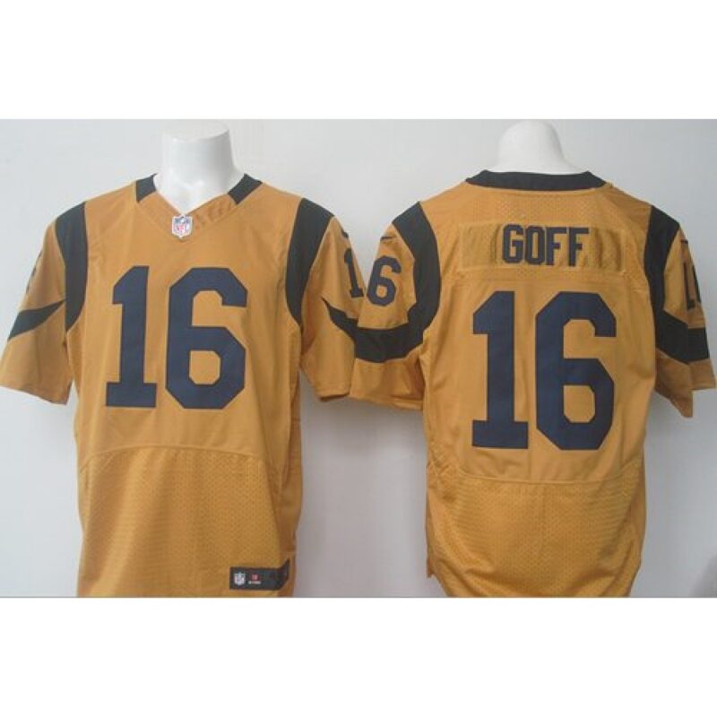 6861e32a6e151_1 Rams #16 Jared Goff Gold Men's Stitched NFL Elite Rush Jersey