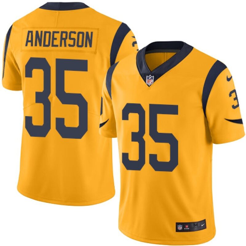 6861e375ad3ce_1 Men's Los Angeles Rams #35 C.J. Anderson Gold Vapor Untouchable Limited Stitched NFL Jersey