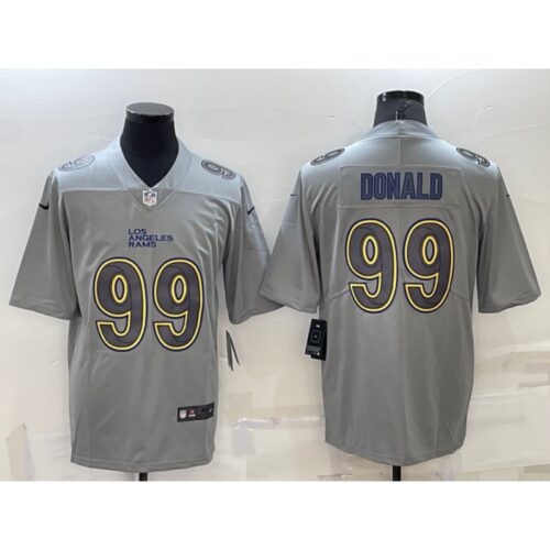 6861e3da183ba_1 Men's Los Angeles Rams #99 Aaron Donald Grey Atmosphere Fashion Stitched Jersey