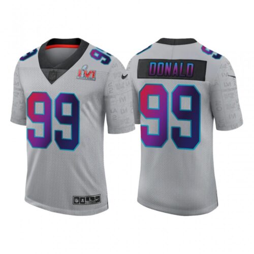 6861e3f5151f4_1 Men's Los Angeles Rams #99 Aaron Donald 2022 Grey Super Bowl LVI Limited Stitched Jersey