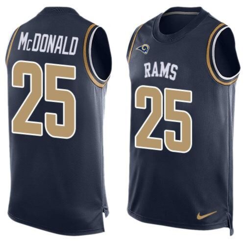 6861e44a593ed_1 Rams #25 T.J. McDonald Navy Blue Team Color Men's Stitched NFL Limited Tank Top Jersey