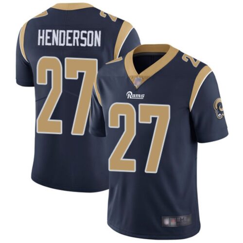 6861e45108adb_1 Men's Los Angeles Rams #27 Darrell Henderson Navy Blue Vapor Untouchable Limited Stitched Jersey