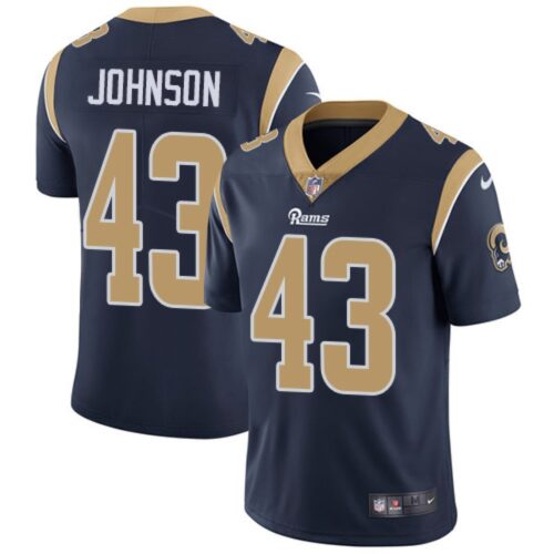 6861e481726ba_1 Men's Los Angeles Rams #43 John Johnson Navy Blue Vapor Untouchable Limited Stitched NFL Jersey