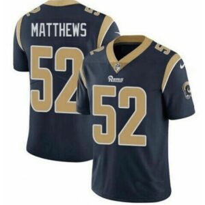 6861e48f8432b_1 Men's Los Angeles Rams #52 Clay Matthews Navy Blue Vapor Untouchable Limited Stitched Jersey